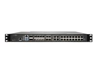 SonicWall NSa 6700 - Advanced Edition - säkerhetsfunktion - med 5 års TotalSecure - 10GbE, 40GbE, 5GbE, 2.5GbE, 25GbE - 1U - kan monteras i rack 02-SSC-9596