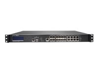 SonicWall SuperMassive 9400 - Advanced - säkerhetsfunktion - med 1 års TotalSecure - 10GbE - 1U - kan monteras i rack 01-SSC-1718