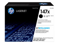 HP 147X - Lång livslängd - svart - original - LaserJet - tonerkassett (W1470X) - för LaserJet Enterprise MFP M634; LaserJet Enterprise Flow MFP M634, MFP M635, MFP M636 W1470X