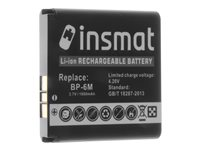 Insmat - Batteri - Li-Ion - 900 mAh - för Nokia 3250 XpressMusic, 6151, 6233, 6234, 6280, 6282, 6288, 9300, 9300i, N73, N77, N93 106-9353