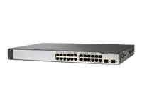 Cisco Catalyst 3750V2-24TS - Switch - L3 - Administrerad - 24 x 10/100 + 2 x SFP - rackmonterbar WS-C3750V2-24TS-S