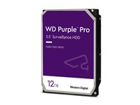 WD Purple Pro WD122PURP - Hårddisk - 12 TB - inbyggd - 3.5" - SATA 6Gb/s - 7200 rpm - buffert: 512 MB WD122PURP