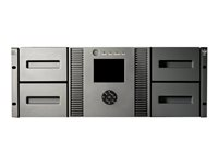 HPE MSL4048 Ultrium 3280 - Bandbibliotek - 72 TB / 144 TB - platser: 48 - LTO Ultrium ( 1.5 GB / 3 TB ) x 1 - Ultrium 5 - högsta antal enheter: 2 - 8Gb Fibre Channel - kan monteras i rack - 4U - streckkodsläsare, kryptering BL532B