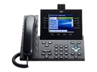 Cisco Unified IP Phone 9951 Slimline - IP-videotelefon - SIP - multilinje - kolgrå CP-9951-CL-CAM-K9=