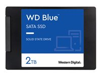 WD Blue 3D NAND SATA SSD WDS200T2B0A - SSD - 2 TB - inbyggd - 2.5" - SATA 6Gb/s WDS200T2B0A