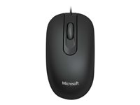 Microsoft Optical Mouse 200 for Business - Mus - höger- och vänsterhänta - optisk - 3 knappar - kabelansluten - USB - svart 35H-00002