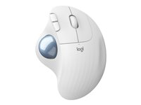 Logitech Ergo Series ERGO M575 for Business - Styrkula - högerhänt - optisk - 5 knappar - trådlös - Bluetooth - Logitech Logi Bolt USB-mottagare - offwhite 910-006438