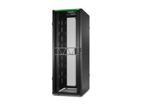 APC NetShelter SX Gen 2 - Rack skåp - 2124 H x 750 B x 1070 D mm, med sidor - golvstående - svart - 42U - 19" - TAA-kompatibel AR3155B2