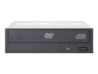 HPE - Diskenhet - DVD-ROM - 16x - Serial ATA - intern - 5.25" - jacksvart - för ProLiant ML10, ML10 v2, ML310e Gen8, ML350e Gen8, ML350p Gen8 624189-B21