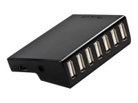 Targus 7-Port USB Desktop Hub - Hubb - 7 x USB 2.0 - skrivbordsmodell ACH115EU