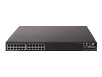 HPE 5130 24G PoE+ 4SFP+ 1-slot HI - Switch - Administrerad - 24 x 10/100/1000 (PoE+) + 4 x 10 Gigabit SFP+ - rackmonterbar - PoE+ (740 W) JH325A