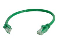 C2G Cat6 Booted Unshielded (UTP) Network Patch Cable - Patch-kabel - RJ-45 (hane) till RJ-45 (hane) - 2 m - UTP - CAT 6 - formpressad, hakfri, tvinnad - grön 83428