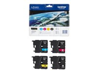 Brother LC985VALBP - 4-pack - svart, gul, cyan, magenta - original - blister - bläckpatron - för Brother DCP-J125, DCP-J140, DCP-J315, DCP-J515, MFC-J220, MFC-J265, MFC-J410, MFC-J415 LC985VALBP