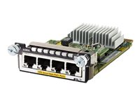 HPE Aruba 3810M/2930M Smart Rate Module - Expansionsmodul - 1/2.5/5/10GBase-T (PoE+) x 4 - för HPE Aruba 2930M 24, 2930M 48, 3810, 3810M 16, 3810M 24, 3810M 40, 3810M 48 JL081A