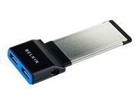 Belkin SuperSpeed USB 3.0 Express Interface Card - USB-adapter - ExpressCard - USB 3.0 x 2 F4U024CW