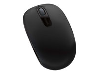 Microsoft Wireless Mobile Mouse 1850 - Mus - höger- och vänsterhänta - optisk - 3 knappar - trådlös - 2.4 GHz - trådlös USB-mottagare - svart U7Z-00004