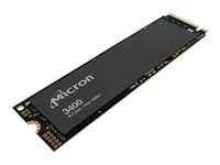 Micron 3400 - SSD - krypterat - 1 TB - inbyggd - M.2 2280 - PCIe 4.0 (NVMe) - 256 bitars AES MTFDKBA1T0TFH-1BC1AABYYR