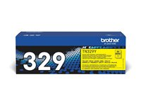 Brother TN329Y - Gul - original - tonerkassett - för Brother DCP-L8450CDW, HL-L8350CDW, HL-L8350CDWT, MFC-L8850CDW TN329Y