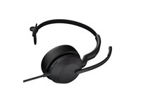 Jabra Evolve2 50 MS Mono - Headset - på örat - kabelansluten - aktiv brusradering - USB-A - svart - Zoomcertifierad, Certifierad för Microsoft-teams, Cisco Webex Certified, Alcatel-Lucent-certifierad, Unify-certifierad, Google Meet-certifierad, Amazon Chime-certifierad 25089-899-999