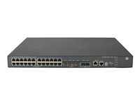 HPE 5500-24G-4SFP HI Switch with 2 interface Slots - Switch - Administrerad - 24 x 10/100/1000 + 4 x Gigabit SFP + 2 x SFP+ - rackmonterbar JG311A