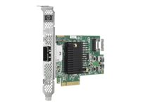 HPE H222 Host Bus Adapter - Kontrollerkort - 8 Kanal - SATA 6Gb/s / SAS 6Gb/s låg - 600 MBps - PCIe 3.0 x8 - för ProLiant DL360p Gen8, ML310e Gen8, ML350e Gen8, ML350p Gen8, SL210t Gen8, SL270s Gen8 650926-B21