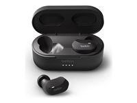 Belkin SoundForm - True wireless-hörlurar med mikrofon - inuti örat - Bluetooth - svart AUC001BTBK