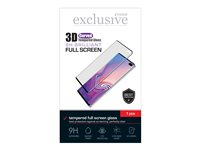 Insmat 3D Curved Brilliant Full Screen - Skärmskydd för mobiltelefon - 3D - glas - ramfärg svart - för OnePlus 8 Pro 861-1163