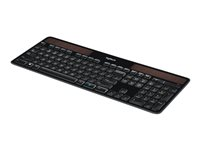 Logitech Wireless Solar K750 - Tangentbord - trådlös - 2.4 GHz - nordisk 920-002925