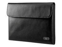 HP Leather Sleeve - Notebook-väska - 14" - för Mini 200; Pavilion Sleekbook 14; Pavilion TouchSmart; Pavilion x2; Spectre x2 H4F07AA#ABB