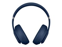 Beats Studio3 Wireless - Hörlurar med mikrofon - fullstorlek - Bluetooth - trådlös - aktiv brusradering - ljudisolerande - blå MX402ZM/A