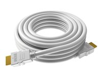 VISION Techconnect - HDMI-kabel med Ethernet - HDMI hane till HDMI hane - 10 m - vit - 4K30Hz stöd TC 10MHDMI8K