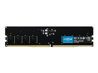 Crucial - DDR5 - modul - 16 GB - DIMM 288-pin - 4800 MHz / PC5-38400 - CL40 - 1.1 V - ej buffrad - icke ECC CT16G48C40U5