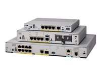 Cisco Integrated Services Router 1121 - Router 8-ports-switch - 1GbE - WAN-portar: 2 C1121-8PLTEP