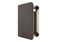 Belkin Bi-Fold Folio with Stand - Skyddsfodral för surfplatta - brun - för Samsung Galaxy Tab 2 (7.0), Tab 2 (7.0) WiFi F8M386CWC01