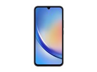 Samsung Galaxy A34 5G - 5G pekskärmsmobil - dual-SIM - RAM 8 GB / Internminne 256 GB - microSD slot - OLED-skärm - 6.6" - 2340 x 1080 pixlar (120 Hz) - 3 st. bakre kameror 48 MP, 8 MP, 5 MP - front camera 13 MP - awesome graphite SM-A346BZKEEUB