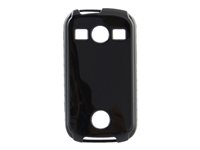 Insmat - Skydd för mobiltelefon - silikon - svart - för Samsung Galaxy Xcover 2 650-5074