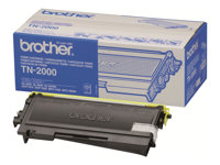 Brother TN2000 - Svart - original - tonerkassett - för Brother DCP-7010, DCP-7010L, DCP-7025, MFC-7225n, MFC-7420, MFC-7820N; FAX-2820, 2825 TN2000