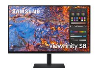 Samsung ViewFinity S8 S32B800PXP - S80PB Series - LED-skärm - 4K - 32" - HDR LS32B800PXPXEN