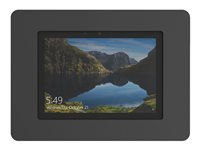 Compulocks Surface Go (1-4 Gen) Rokku Enclosure Wall Mount - Monteringskomponent (hölje) - för surfplatta - låsbar - höggradig aluminium - svart - monteringsgränssnitt: 100 x 100 mm - väggmonterbar - för Microsoft Surface Go, Go 2, Go 2 for Business, Go 3, Go 3 for Business, Go 4 for Business 510GROKB