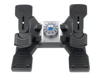 Logitech Flight Rudder Pedals - Pedaler - kabelansluten - för PC 945-000005