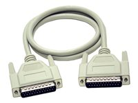 C2G Extension Cable - Seriell/parallell förlängningskabel - DB-25 (hane) till DB-25 (hona) - 20 m - formpressad, tumskruvar 81403