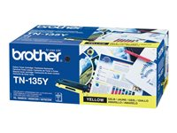 Brother TN135Y - Gul - original - tonerkassett - för Brother DCP-9040, 9042, 9045, HL-4040, 4050, 4070, MFC-9420, 9440, 9450, 9840 TN135Y