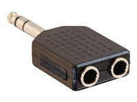 C2G - Ljudsplitter - stereojack hona till stereojack hane 80470
