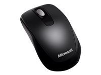 Microsoft Wireless Mobile Mouse 1000 for Business - Mus - höger- och vänsterhänta - 3 knappar - trådlös - 2.4 GHz - trådlös USB-mottagare - svart 3RF-00002