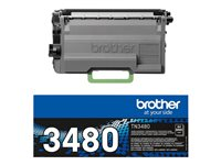 Brother TN3480 - Lång livslängd - svart - original - tonerkassett - för Brother HL-L5000, L5100, L5200, L6200, L6300, L6450, MFC-L5700, L6800, L6900, L6950, L6970 TN3480