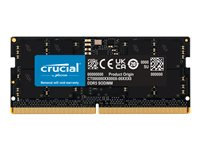 Crucial - DDR5 - modul - 16 GB - SO DIMM 262-pin - 4800 MHz / PC5-38400 - CL40 - 1.1 V - ej buffrad - icke ECC CT16G48C40S5T