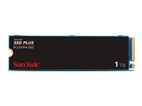 SanDisk SSD PLUS - SSD - 1 TB - inbyggd - M.2 2280 - PCIe 3.0 (NVMe) SDSSDA3N-1T00-G26