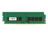 Crucial - DDR4 - sats - 8 GB: 2 x 4 GB - DIMM 288-pin - 2133 MHz / PC4-17000 - CL15 - 1.2 V - ej buffrad - icke ECC CT2K4G4DFS8213