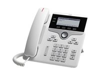 Cisco IP Phone 7821 - VoIP-telefon - SIP, SRTP - 2 linjer - vit CP-7821-W-K9=