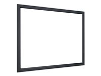 Da-Lite HomeScreen Deluxe HD - Projektorduk - väggmontering - 83" (211 cm) - 16:10 - HD Progressive 1.1 - sammetssvart 10600505